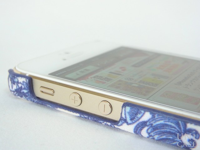【iPhone5s/5 ケース】La Boutique フラワー iPhoneカバー for iPhone5s/5(BL)の音量調節