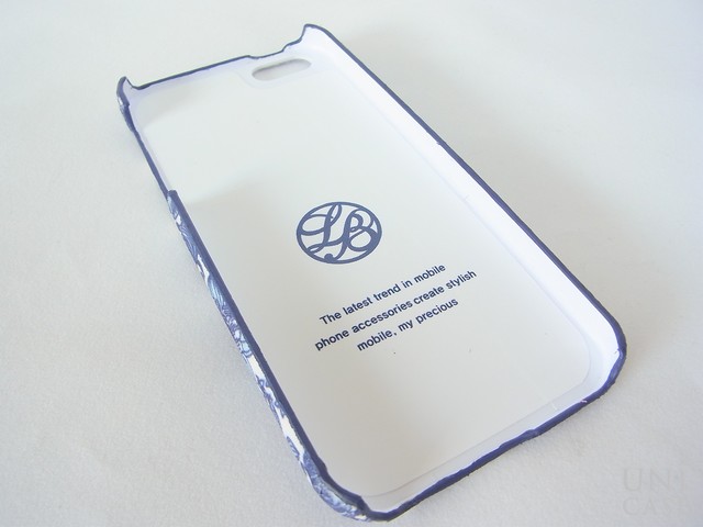 【iPhone5s/5 ケース】La Boutique フラワー iPhoneカバー for iPhone5s/5(BL)の内側