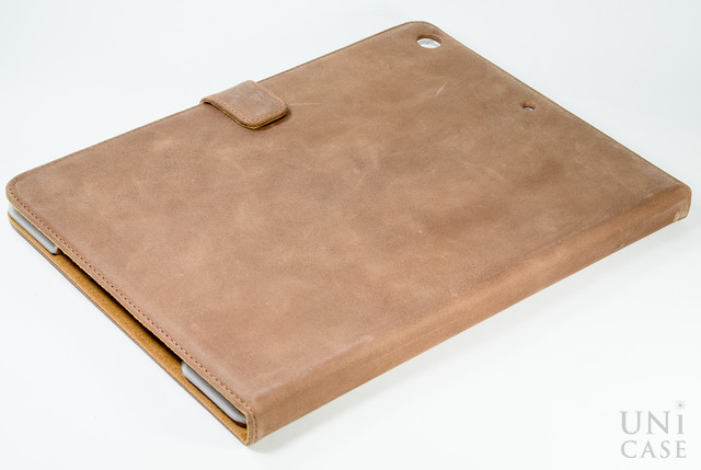 【iPad(9.7inch)(第5世代/第6世代)/iPad Air(第1世代) ケース】Prestige Retro Vintage Diary (ビンテージブラウン)の背面