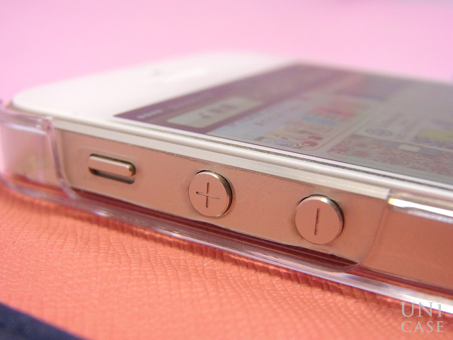 【iPhone5s/5 ケース】La Boutique ストライプ iPhoneケース for iPhone5s/5(NV)の音量調節