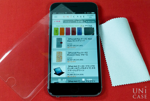 【iPhone6s/6 ケース】エアージャケットセット (クリアブラック)の付属品