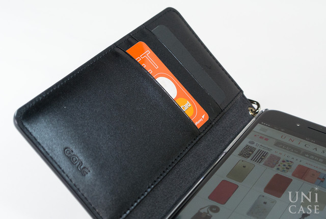 【iPhone6s/6 ケース】Glitter OX Diaryのカードポケット